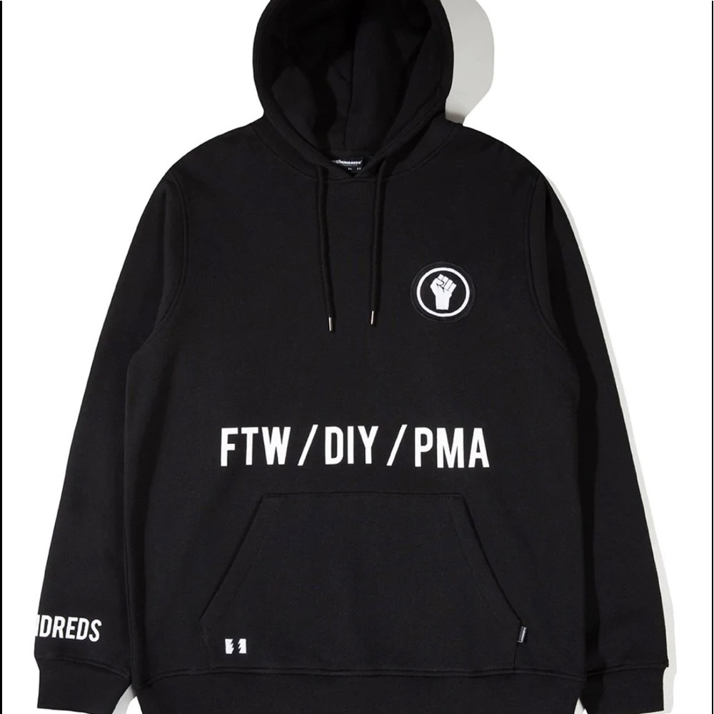 The Hundreds Dissent Pullover Hoodie black